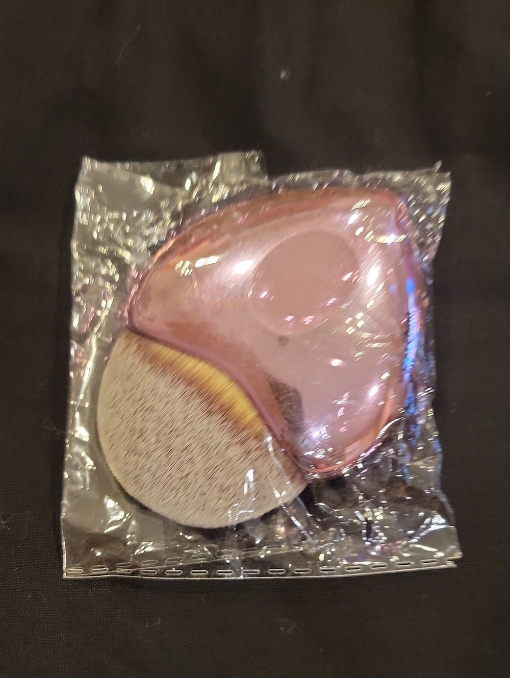Pink Heart Makeup Sponge and Round Puff Set